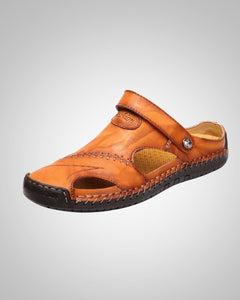 Jakob | Herren Orthopädische Pantoletten Sandalen in Braun