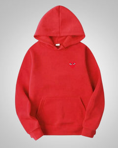 Theresa | Damen Bequemer Baumwoll Hoodie in Rot