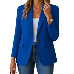 Annette™ | Eleganter Blazer in Blau