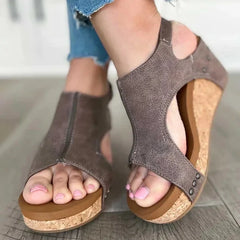Santorini Sandalen - Handmade Kollektion in Kaffee