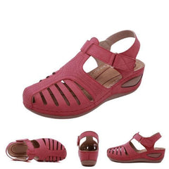 Marina | Bequeme Sandalen in Rot