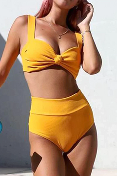 Zia® | Trendiges Bikini-Set für unvergessliche Sommerabenteuer in Gelb