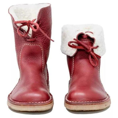 Amanda – Winterstiefel im Vintage-Stil – Fellgefüttert
