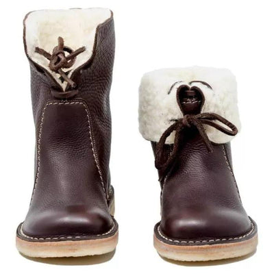 Amanda – Winterstiefel im Vintage-Stil – Fellgefüttert