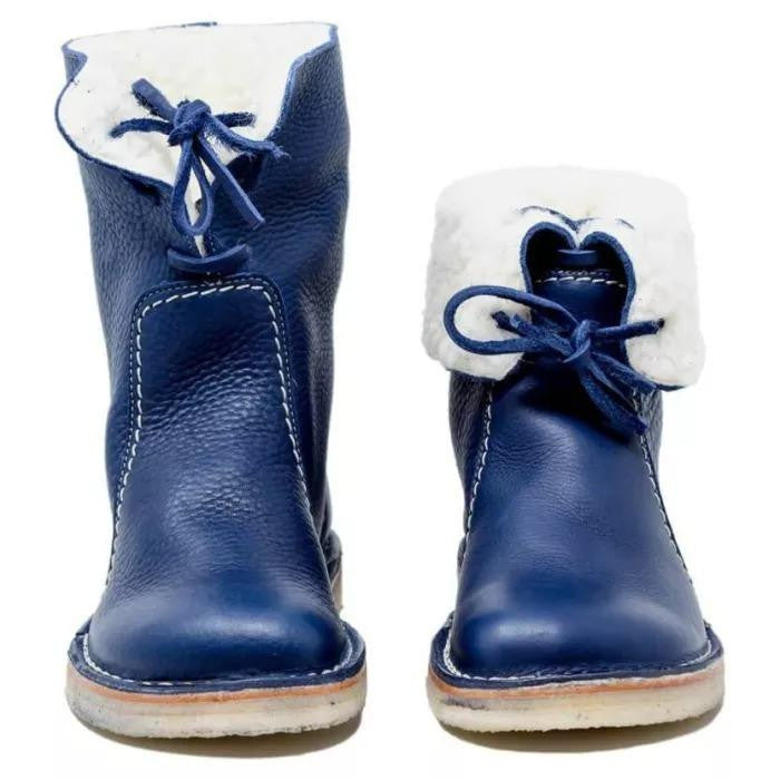 Amanda – Winterstiefel im Vintage-Stil – Fellgefüttert