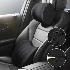 CruiseComfort - Kopfstütze - Rückenlehne in Schwarz
