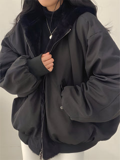 Berty | Bequeme und modische Winterjacke in Schwarz