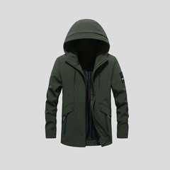 Hadrian® | Everstone Kapuzenjacke in Olivgrün