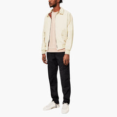 Rippbündchen Harrington Jacke für Herren in Beige