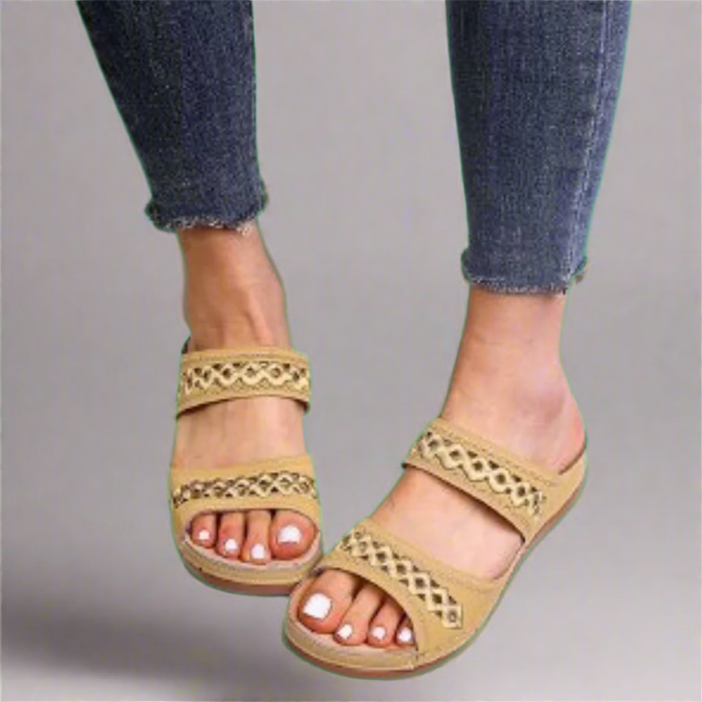 Delina | Hochwertige orthopädische Damensandalen für einen komfortablen Sommer