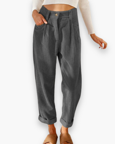 Damen Bequeme Hose | Lässige Stoffhose für Alltag und Freizeit