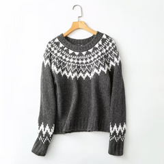 WARMER WOLLPULLOVER | WEICHER, WARMER KOMFORT in Grau