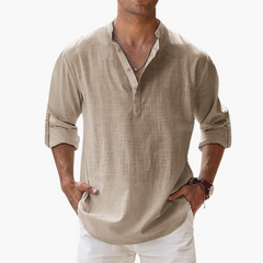 Alexander | Atmungsaktives Hemd in Khaki