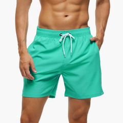 Schnelltrocknende Stretchshorts für Herren - Ideal für Sport & Freizeit in Hellgrün