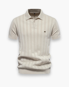 Herren Atmungsaktives Poloshirt | Stilvolles Design in Beige