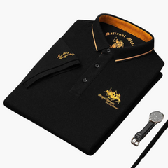 Adrian | Poloshirts für Herren in Schwarz