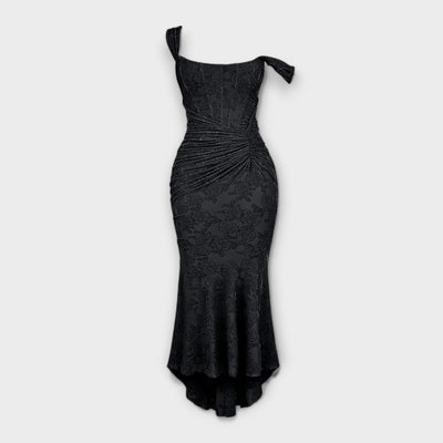 Renske - Stilvolles Maxikleid mit kunstvollem Korsett