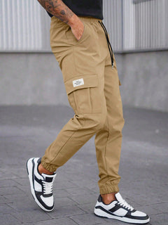 Nariko | Premium Cargo-Hosen in Khaki