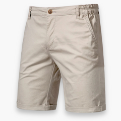 Herren Bequeme Stretch Shorts | Leichte Sommerhose in Khaki