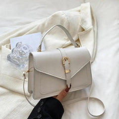 Tessa | Elegante und minimalistischer Umhängetasche in Weiß