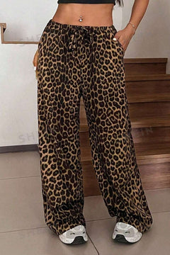 ESSENTIELLE LEOPARD-JOGGINGHOSE in Klassischer Leopard