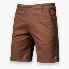 Herren Bequeme Stretch Shorts | Leichte Sommerhose in Braun