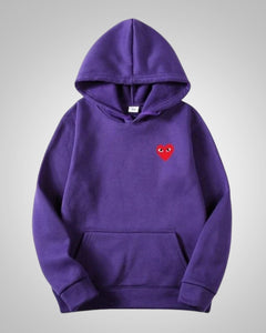 Theresa | Damen Bequemer Baumwoll Hoodie in Lila