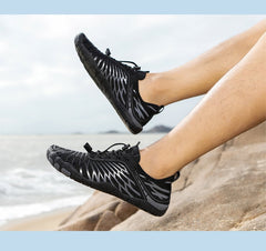 Damian - GroundWalk Schuhe im Barfußstil in Schwarz 36-47