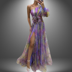 Nana | Elegantes Handgefertigtes Damenkleid in Lila