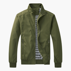 Lennard | Herren Casual Bomberjacke in Olivgrün