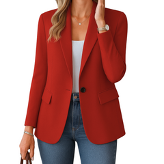 Annette™ | Eleganter Blazer in Rot