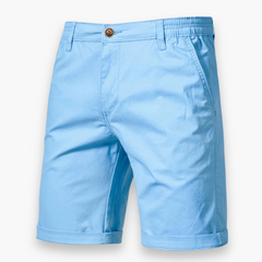 Herren Bequeme Stretch Shorts | Leichte Sommerhose in Hellblau