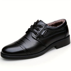 Winterschuhe Herren | Schnürschuhe Mit Gefüttertem Inneren in Schwarz