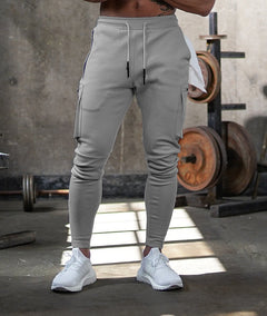 Soren | Fitness Jogginghose in Grau