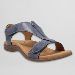 Selma | Hochwertige Hand-Sandalen in Blau
