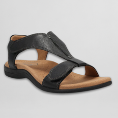 Selma | Hochwertige Hand-Sandalen in Schwarz