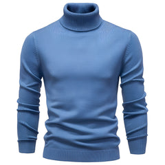Carson - Stilvoller Rollkragenpullover in Hellblau