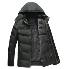 Fleece-Parka - LOTHAR in Armeegrün