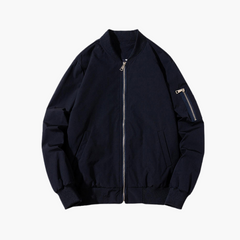 Timo | Premium Bomberjacke für Herren in Marineblau