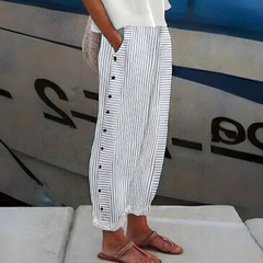 Mila™ | Soft-Line-Hose mit Seitentaschen in Grau