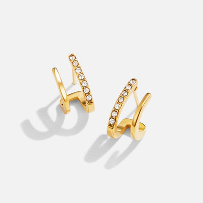 Ohrhänger aus 18K Gold mit Griffkristallen