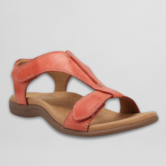 Selma | Hochwertige Hand-Sandalen in Orange