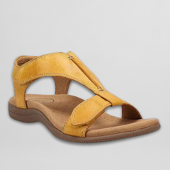 Selma | Hochwertige Hand-Sandalen in Gelb