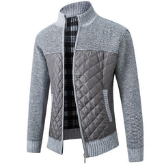 Niklas | Strickjacke für Herren in Grau