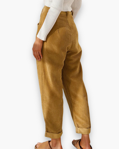 Damen Bequeme Hose | Lässige Stoffhose für Alltag und Freizeit