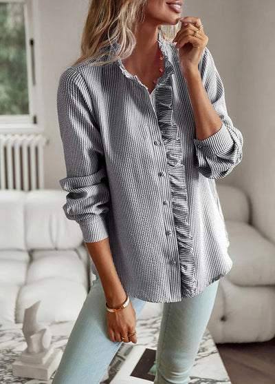 Chesley - Elegante und stilvolle gestreifte Bluse
