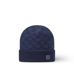 LV Damier Beanie in Navy