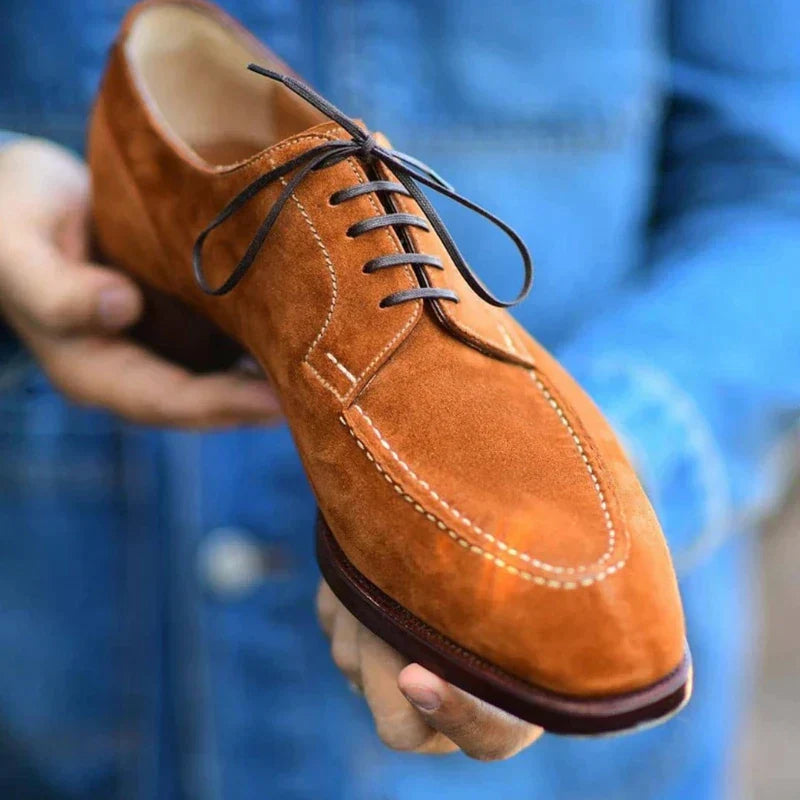 Wildleder-Oxford-Schuhe für Herren