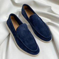 Eryndel - Softtouch-Hausschuh in Marineblau
