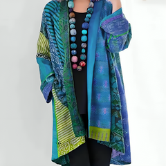 Sophie - Bequemer & Stilvoller Strickjacke in Blau